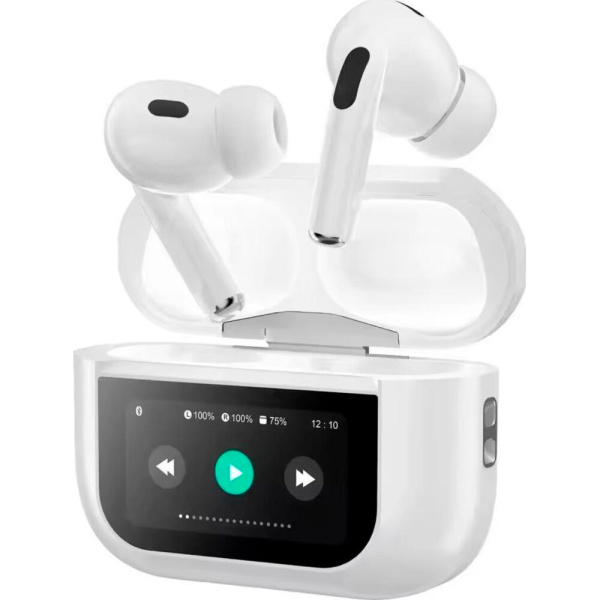 Беспроводные наушники Deppa с микрофоном Air Pro 3 ANC, TWS, BT 5.2, 350 мАч, QI белые 3